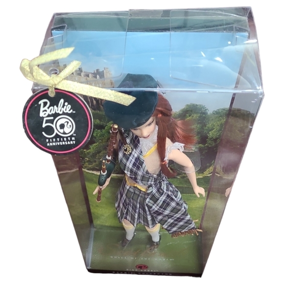 Dolls Of The World Collection Scotland Scottish Barbie Doll & Barbie Bagpipes - Picture 7 of 11